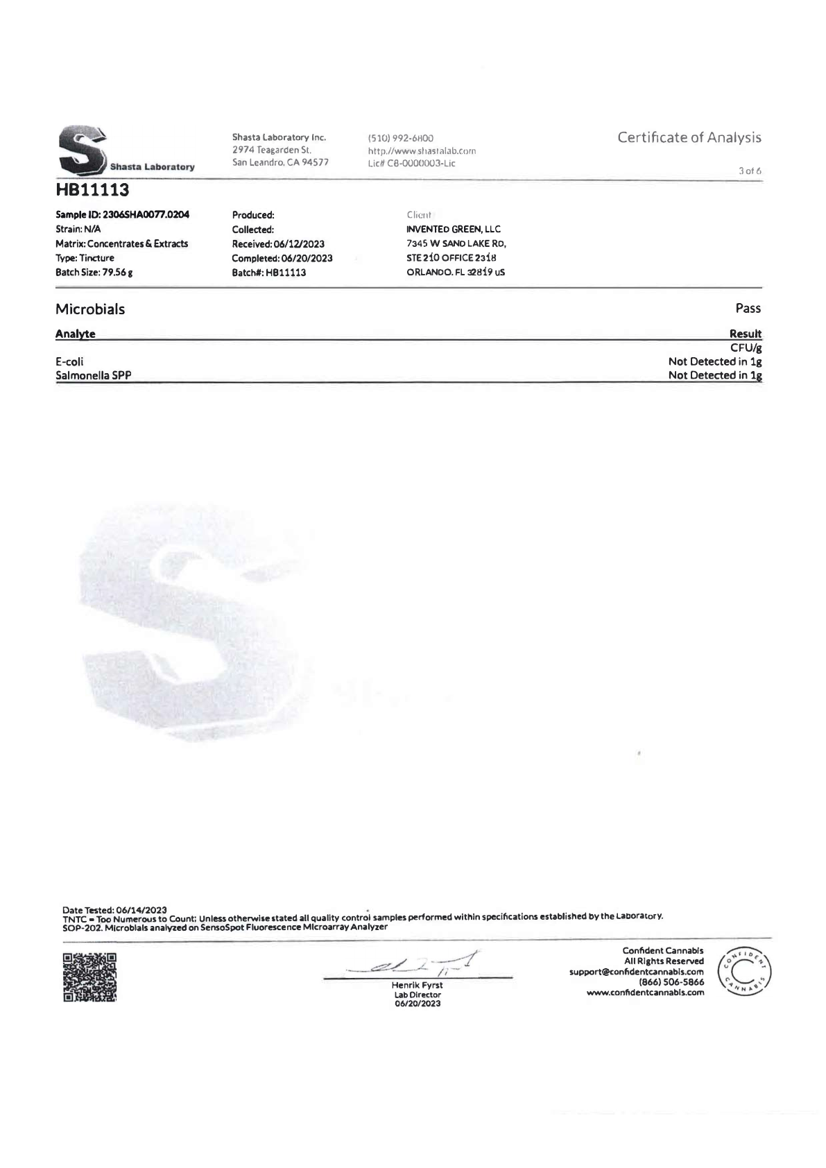 COA Natleaf SLWS1500BP Expiration date 27 pagina 4